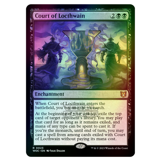 Magic The Gathering - Wilds of Eldraine - Commander - Court of Locthwain - 0023 (Foil)