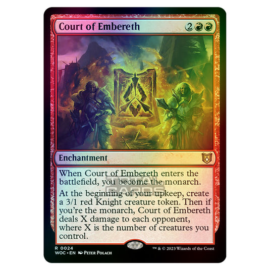 Magic The Gathering - Wilds of Eldraine - Commander - Court of Embereth - 0024 (Foil)