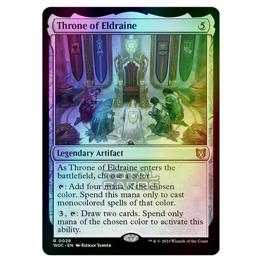 Magic The Gathering - Wilds of Eldraine - Commander - Throne of Eldraine - 0028 (Foil)