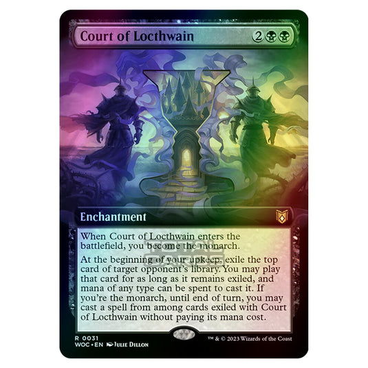 Magic The Gathering - Wilds of Eldraine - Commander - Court of Locthwain (Extended Art) - 0031 (Foil)