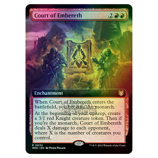 Magic The Gathering - Wilds of Eldraine - Commander - Court of Embereth (Extended Art) - 0032 (Foil)