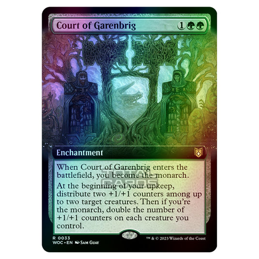 Magic The Gathering - Wilds of Eldraine - Commander - Court of Garenbrig (Extended Art) - 0033 (Foil)