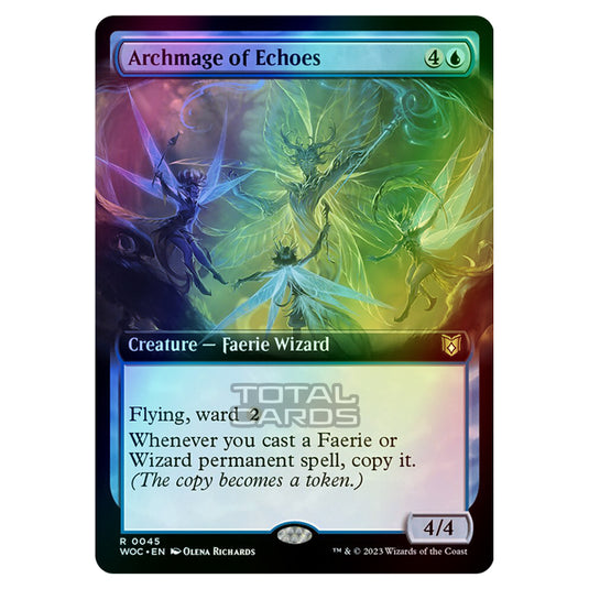 Magic The Gathering - Wilds of Eldraine - Commander - Archmage of Echoes (Extended Art) - 0045 (Foil)