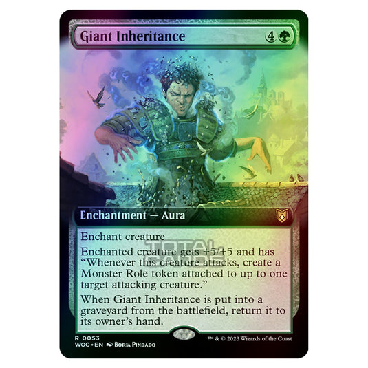 Magic The Gathering - Wilds of Eldraine - Commander - Giant Inheritance (Extended Art) - 0053 (Foil)