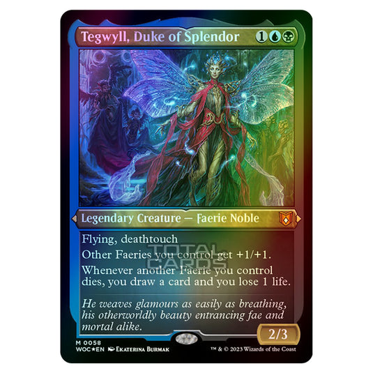 Magic The Gathering - Wilds of Eldraine - Commander - Tegwyll, Duke of Splendor - 0058 (Foil)