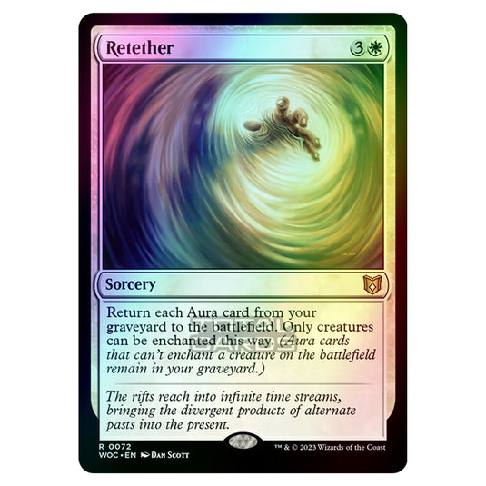 Magic The Gathering - Wilds of Eldraine - Commander - Retether - 0072 (Foil)