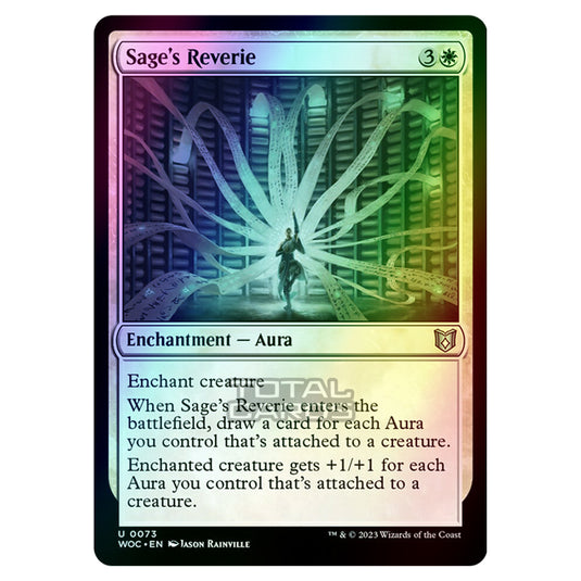 Magic The Gathering - Wilds of Eldraine - Commander - Sage's Reverie - 0073 (Foil)