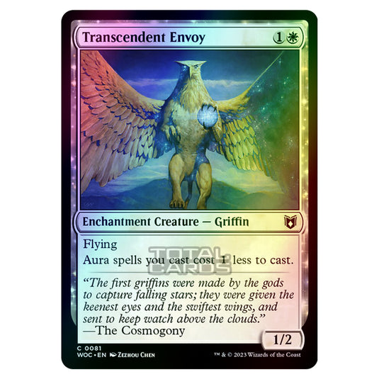 Magic The Gathering - Wilds of Eldraine - Commander - Transcendent Envoy - 0081 (Foil)