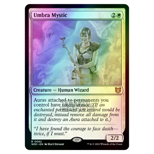 Magic The Gathering - Wilds of Eldraine - Commander - Umbra Mystic - 0082 (Foil)