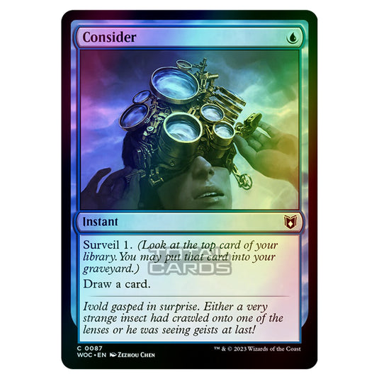 Magic The Gathering - Wilds of Eldraine - Commander - Consider - 0087 (Foil)