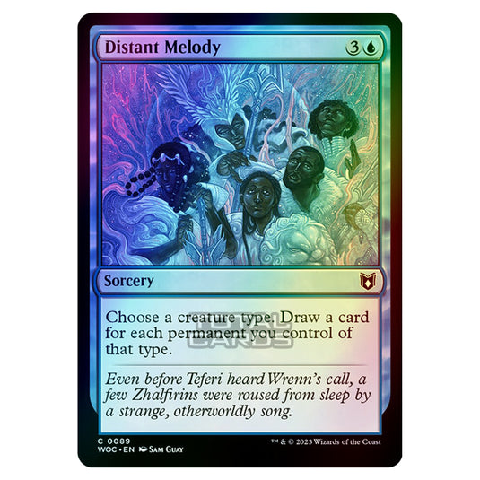 Magic The Gathering - Wilds of Eldraine - Commander - Distant Melody - 0089 (Foil)