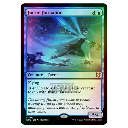 Magic The Gathering - Wilds of Eldraine - Commander - Faerie Formation - 0091 (Foil)