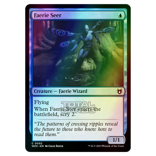 Magic The Gathering - Wilds of Eldraine - Commander - Faerie Seer - 0092 (Foil)