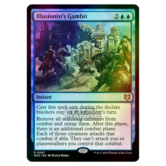 Magic The Gathering - Wilds of Eldraine - Commander - Illusionist's Gambit - 0097 (Foil)