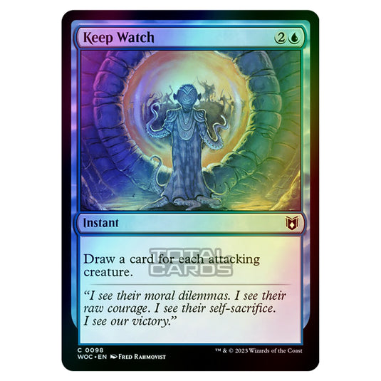 Magic The Gathering - Wilds of Eldraine - Commander - Keep Watch - 0098 (Foil)