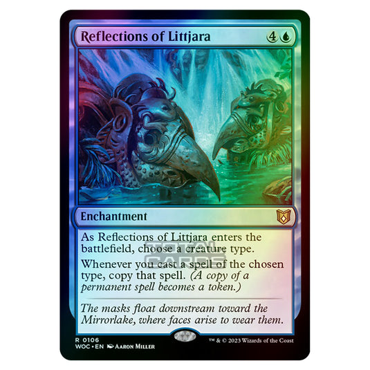 Magic The Gathering - Wilds of Eldraine - Commander - Reflections of Littjara - 0106 (Foil)