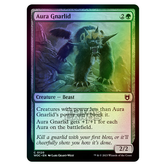 Magic The Gathering - Wilds of Eldraine - Commander - Aura Gnarlid - 0120 (Foil)