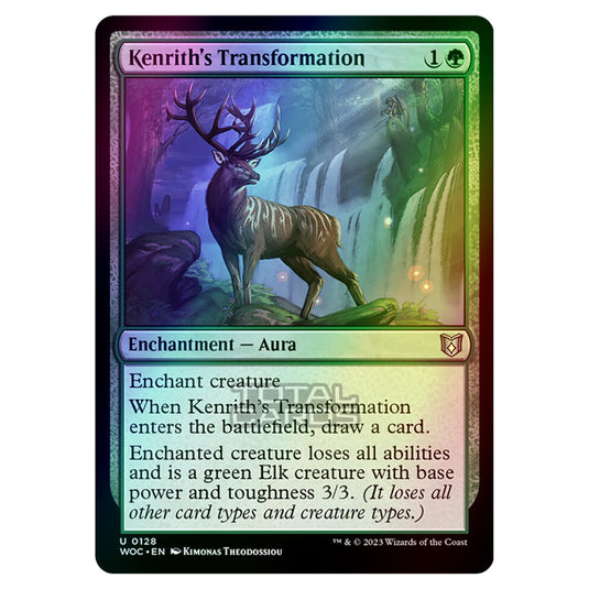 Magic The Gathering - Wilds of Eldraine - Commander - Kenrith's Transformation - 0128 (Foil)