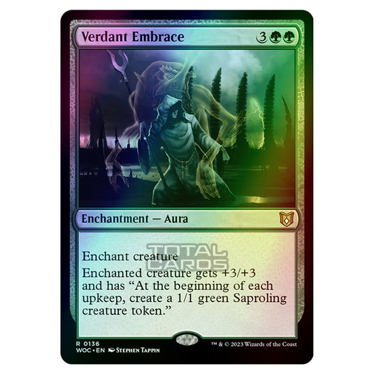 Magic The Gathering - Wilds of Eldraine - Commander - Verdant Embrace - 0136 (Foil)