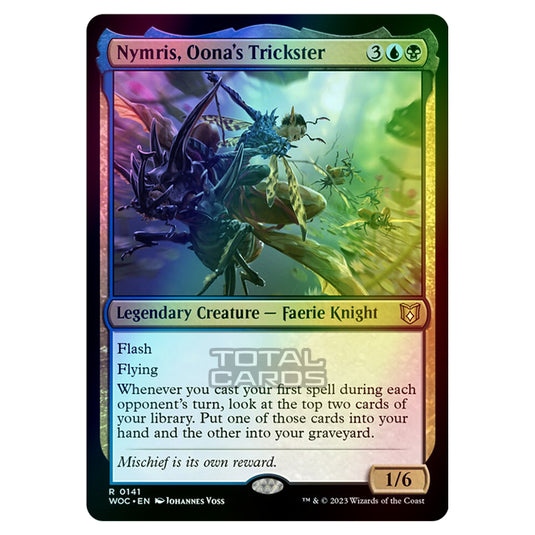 Magic The Gathering - Wilds of Eldraine - Commander - Nymris, Oona's Trickster - 0141 (Foil)