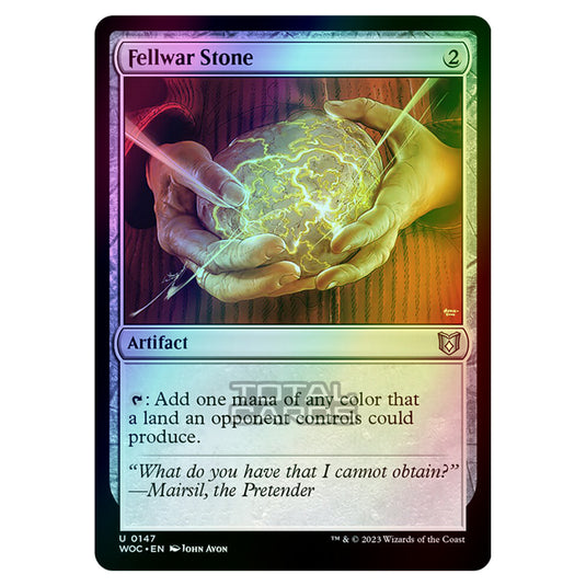 Magic The Gathering - Wilds of Eldraine - Commander - Fellwar Stone - 0147 (Foil)