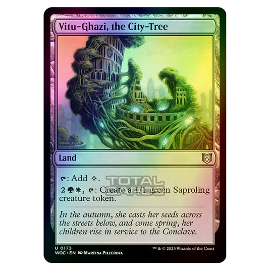 Magic The Gathering - Wilds of Eldraine - Commander - Vitu-Ghazi, the City-Tree - 0173 (Foil)