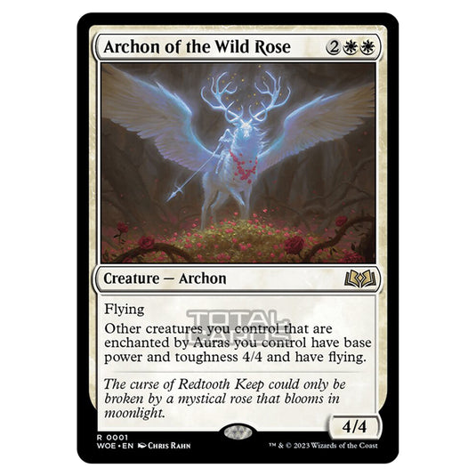 Magic The Gathering - Wilds of Eldraine - Archon of the Wild Rose - 001