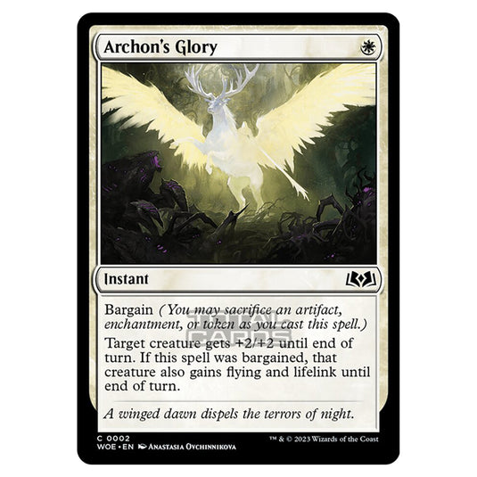 Magic The Gathering - Wilds of Eldraine - Archon's Glory - 002