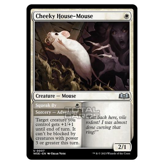 Magic The Gathering - Wilds of Eldraine - Cheeky House-Mouse / Squeak By - 007