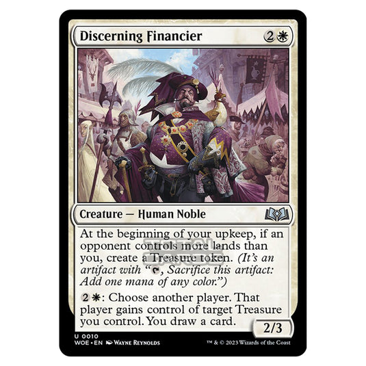 Magic The Gathering - Wilds of Eldraine - Discerning Financier - 010