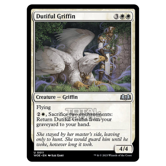 mtg griffin cards Magic The Gathering - Wilds of Eldraine - Dutiful Griffin