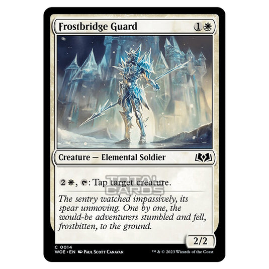 Magic The Gathering - Wilds of Eldraine - Frostbridge Guard - 014