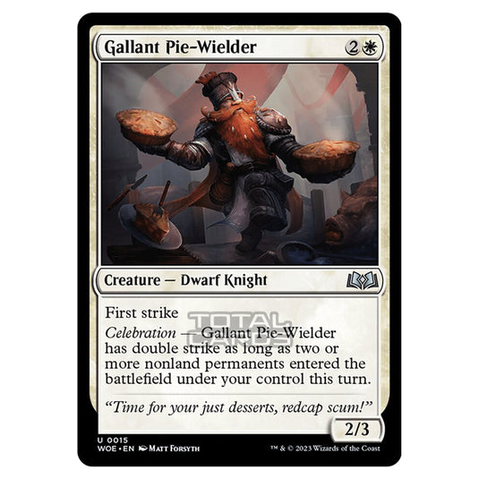 Magic The Gathering - Wilds of Eldraine - Gallant Pie-Wielder - 015