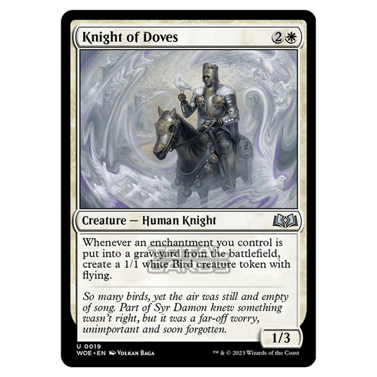 Magic The Gathering - Wilds of Eldraine - Knight of Doves - 019