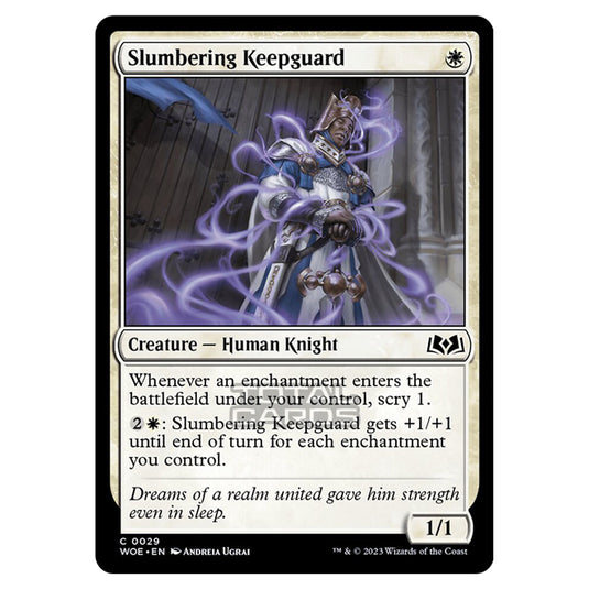 Magic The Gathering - Wilds of Eldraine - Slumbering Keepguard - 029