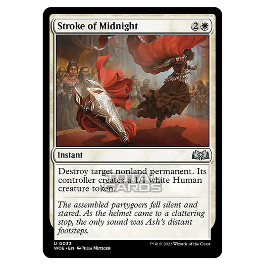 Magic The Gathering - Wilds of Eldraine - Stroke of Midnight - 033 Magic The Gathering - Wilds of Eldraine - Stroke of Midnight - 033