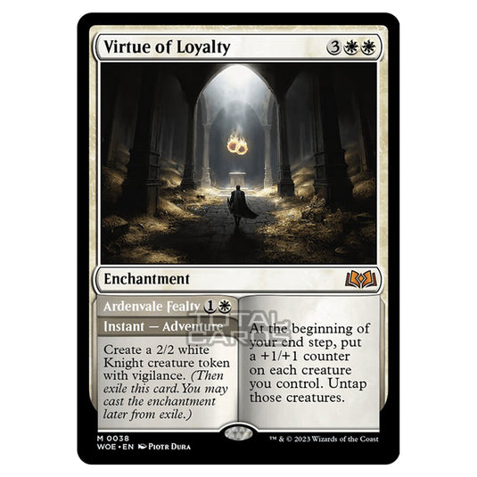 Magic The Gathering - Wilds of Eldraine - Virtue of Loyalty / Ardenvale Fealty - 038