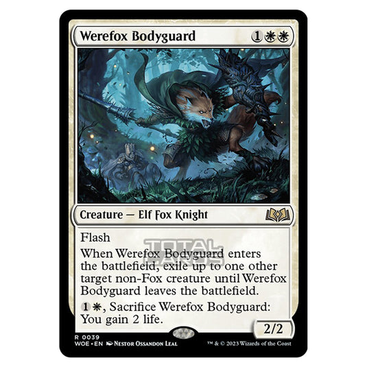 Magic The Gathering - Wilds of Eldraine - Werefox Bodyguard - 039