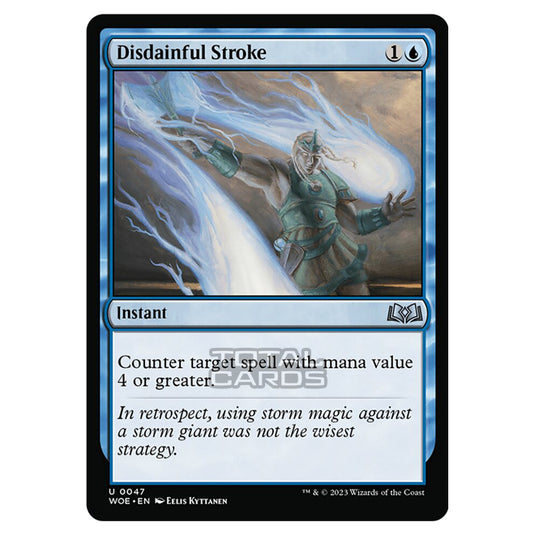 Magic The Gathering - Wilds of Eldraine - Disdainful Stroke - 047