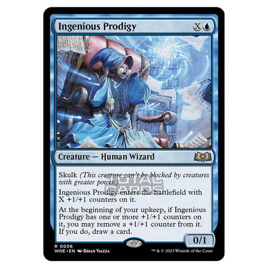 Magic The Gathering - Wilds of Eldraine - Ingenious Prodigy - 056