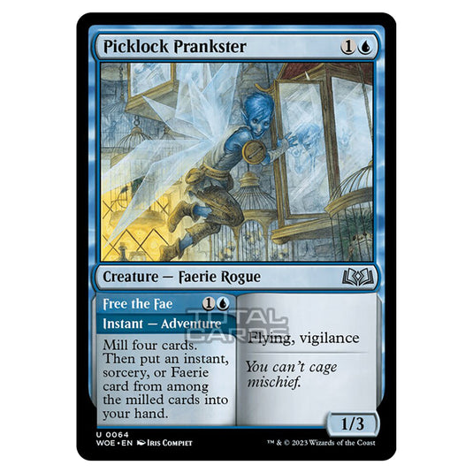 Magic The Gathering - Wilds of Eldraine - Picklock Prankster / Free the Fae - 064