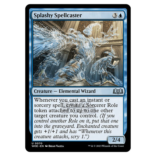 Magic The Gathering - Wilds of Eldraine - Splashy Spellcaster - 070