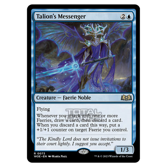 Magic The Gathering - Wilds of Eldraine - Talion's Messenger - 073