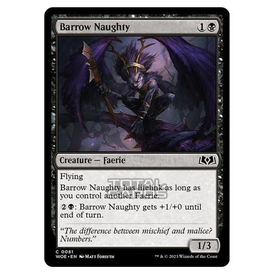 Magic The Gathering - Wilds of Eldraine - Barrow Naughty - 081