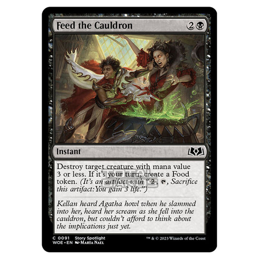 Magic The Gathering - Wilds of Eldraine - Feed the Cauldron - 091