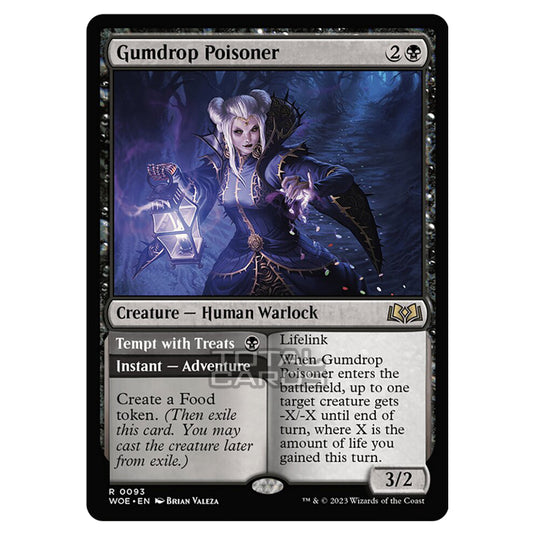 Magic The Gathering - Wilds of Eldraine - Gumdrop Poisoner / Tempt with Treats - 093