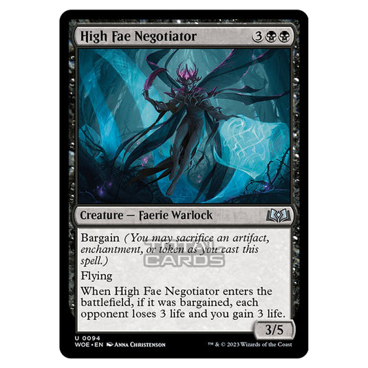 Magic The Gathering - Wilds of Eldraine - High Fae Negotiator - 094