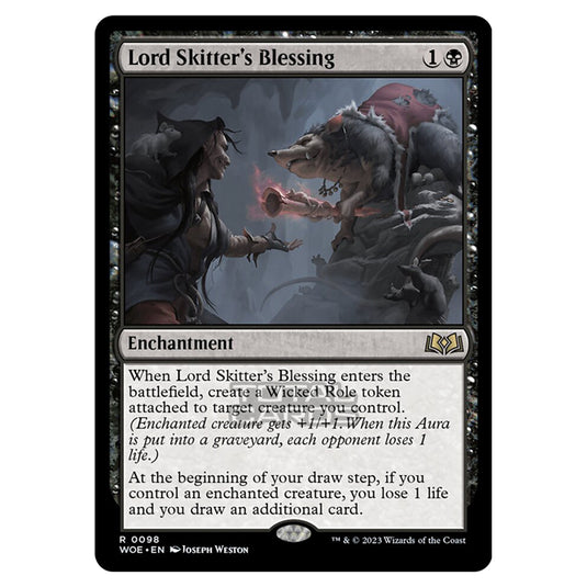 Magic The Gathering - Wilds of Eldraine - Lord Skitter's Blessing - 098