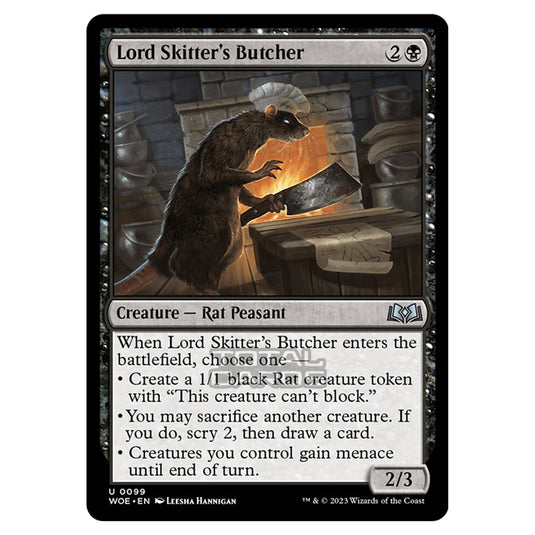 Magic The Gathering - Wilds of Eldraine - Lord Skitter's Butcher - 099