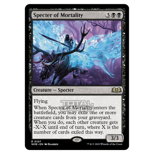 Magic The Gathering - Wilds of Eldraine - Specter of Mortality - 107